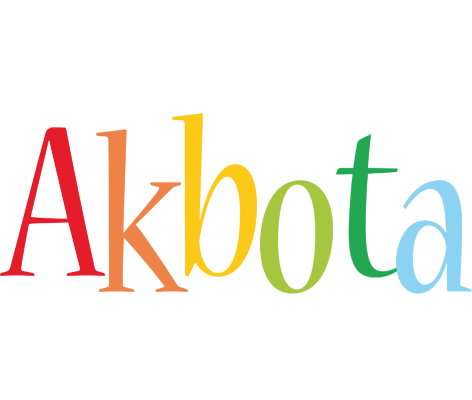 Akbota birthday logo