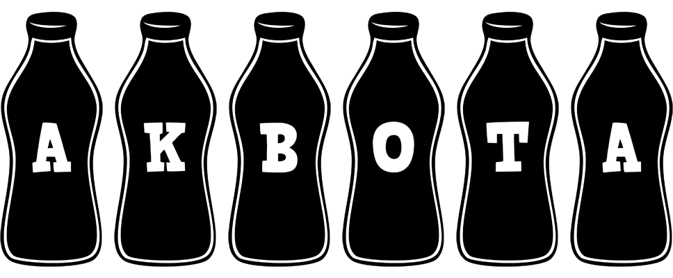 Akbota bottle logo