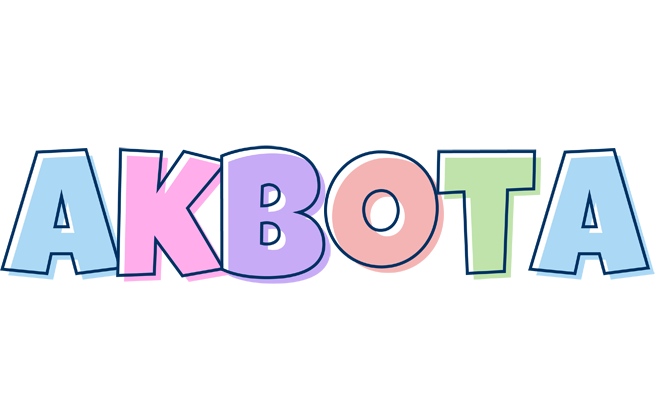 Akbota pastel logo