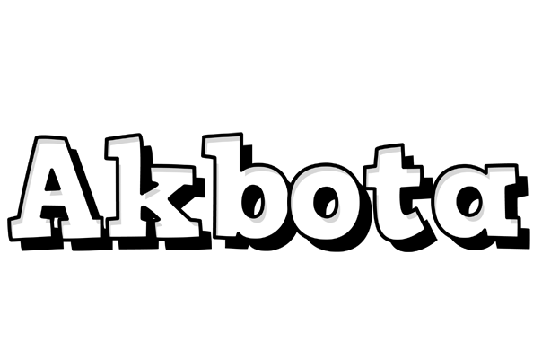 Akbota snowing logo