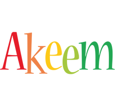 Akeem birthday logo