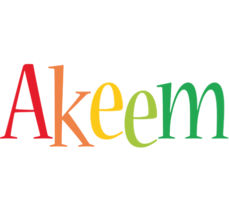 Akeem birthday logo