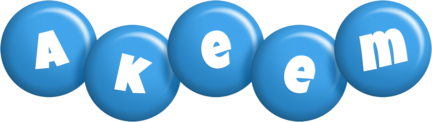 Akeem candy-blue logo