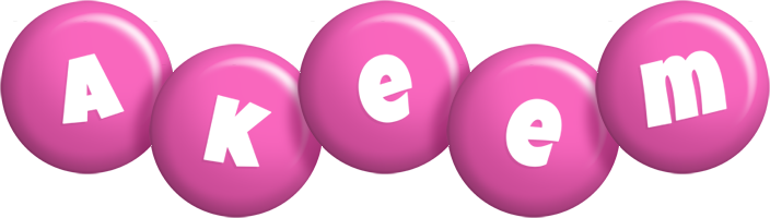 Akeem candy-pink logo
