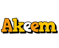 Akeem cartoon logo