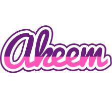 Akeem cheerful logo
