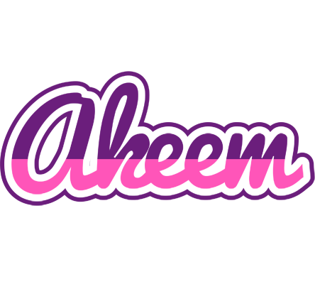 Akeem cheerful logo