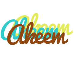 Akeem cupcake logo