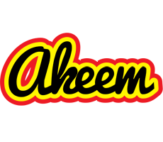 Akeem flaming logo