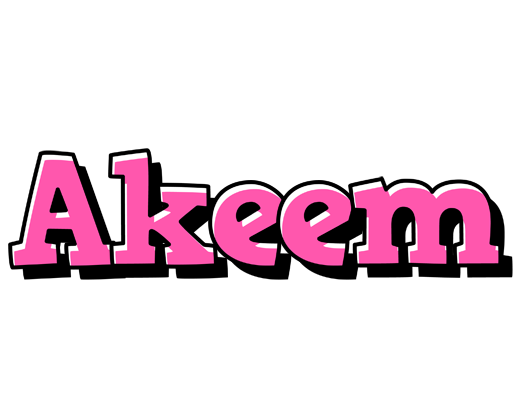 Akeem girlish logo