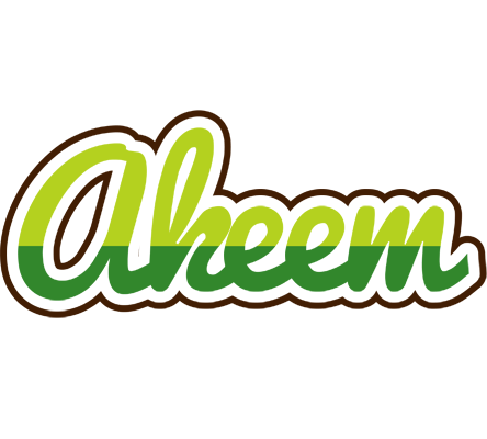 Akeem golfing logo