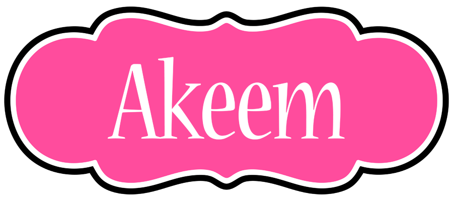Akeem invitation logo