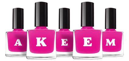 Akeem nails logo