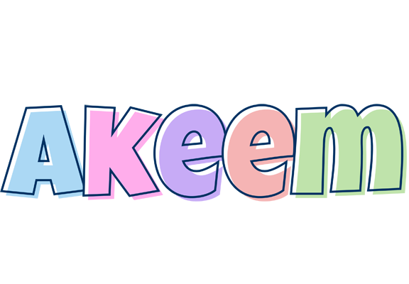 Akeem pastel logo