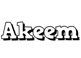 Akeem snowing logo