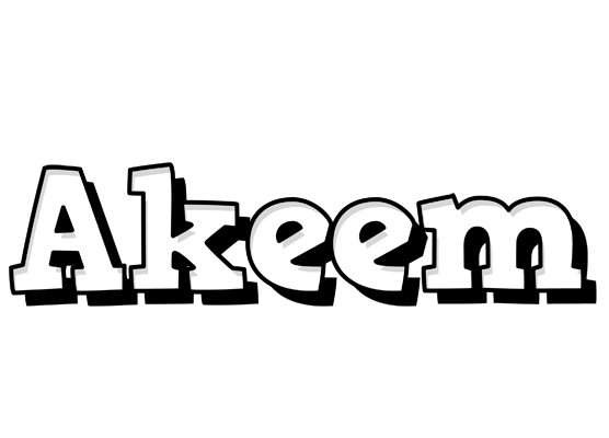 Akeem snowing logo