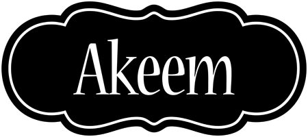 Akeem welcome logo