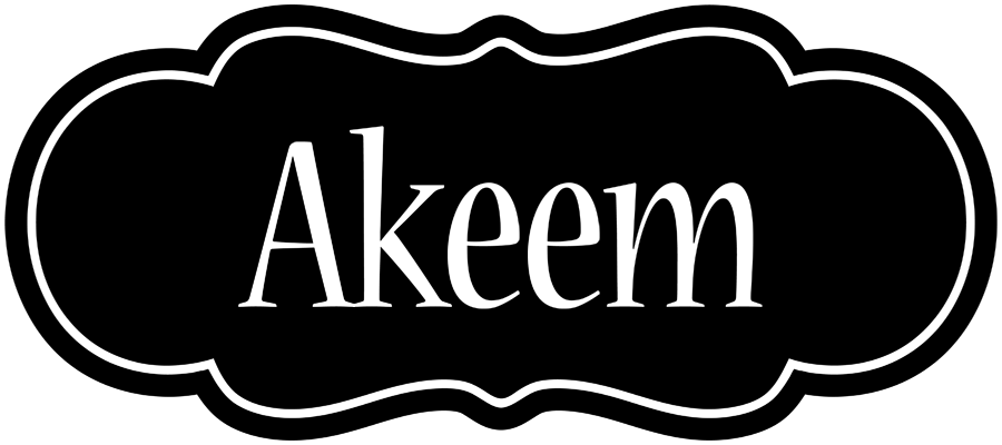 Akeem welcome logo