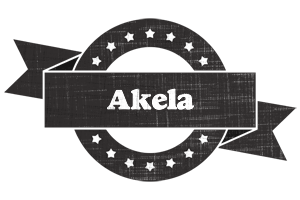 Akela grunge logo