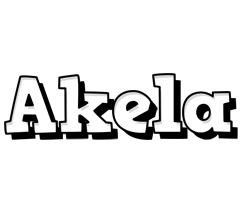 Akela snowing logo