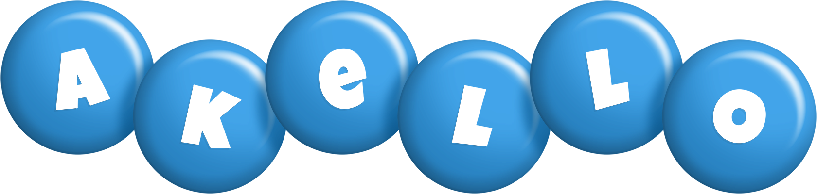 Akello candy-blue logo