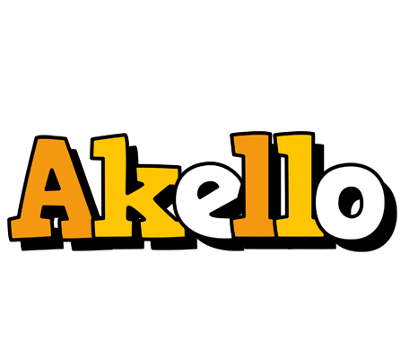 Akello cartoon logo