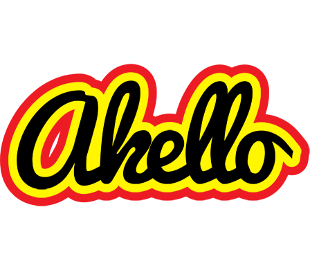 Akello flaming logo
