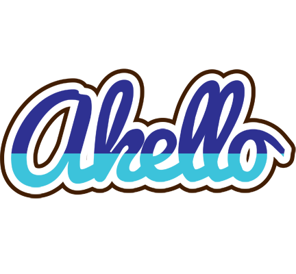 Akello raining logo