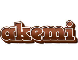 Akemi brownie logo