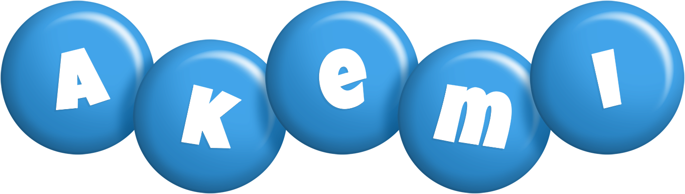 Akemi candy-blue logo
