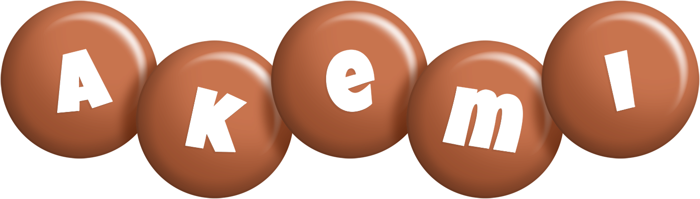 Akemi candy-brown logo