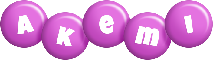 Akemi candy-purple logo