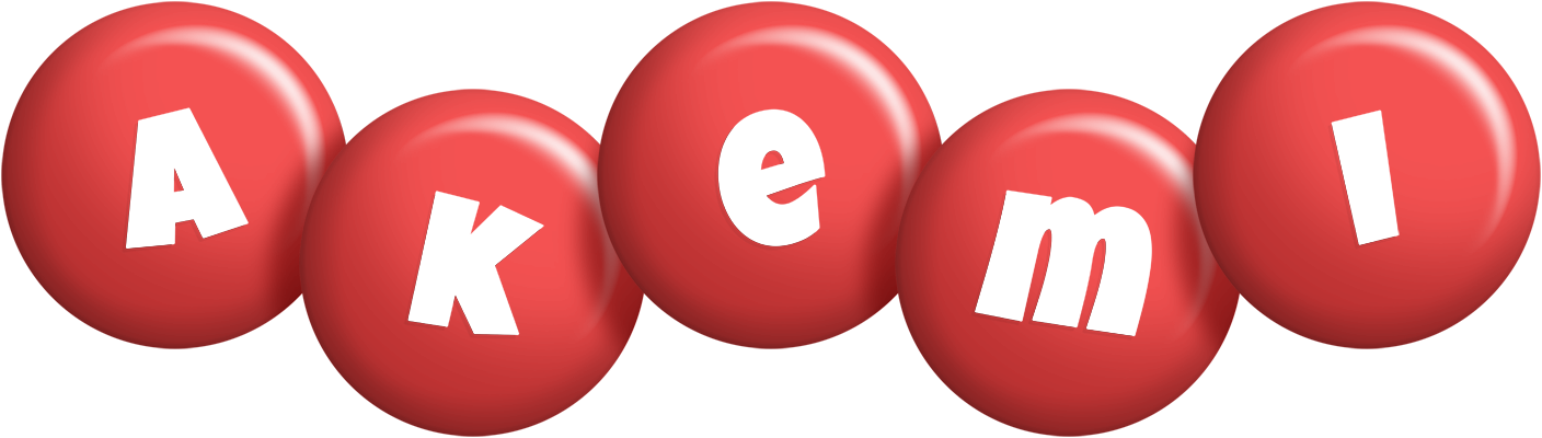 Akemi candy-red logo
