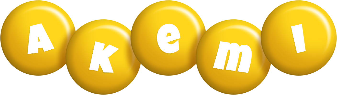 Akemi candy-yellow logo