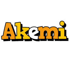 Akemi cartoon logo
