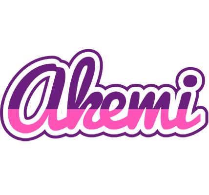 Akemi cheerful logo
