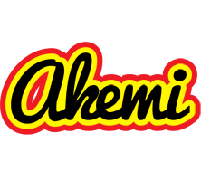 Akemi flaming logo