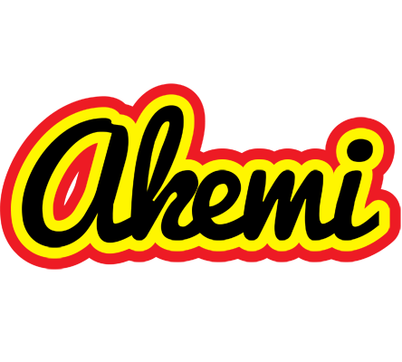 Akemi flaming logo