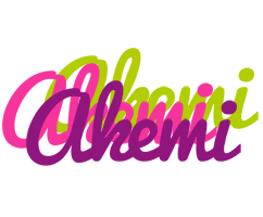 Akemi flowers logo