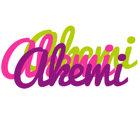 Akemi flowers logo