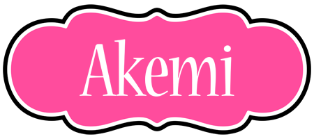 Akemi invitation logo