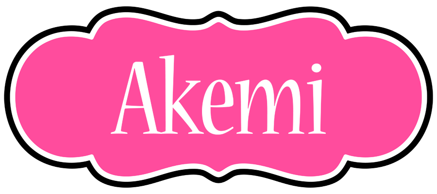 Akemi invitation logo