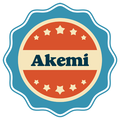 Akemi labels logo