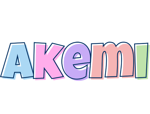 Akemi pastel logo