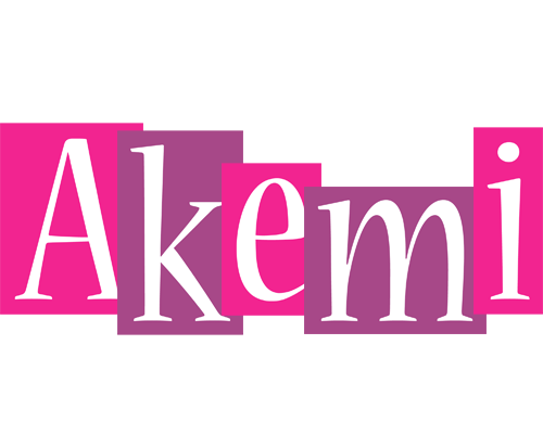 Akemi whine logo