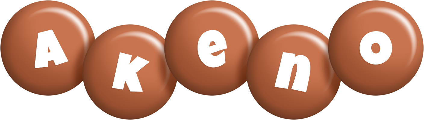Akeno candy-brown logo