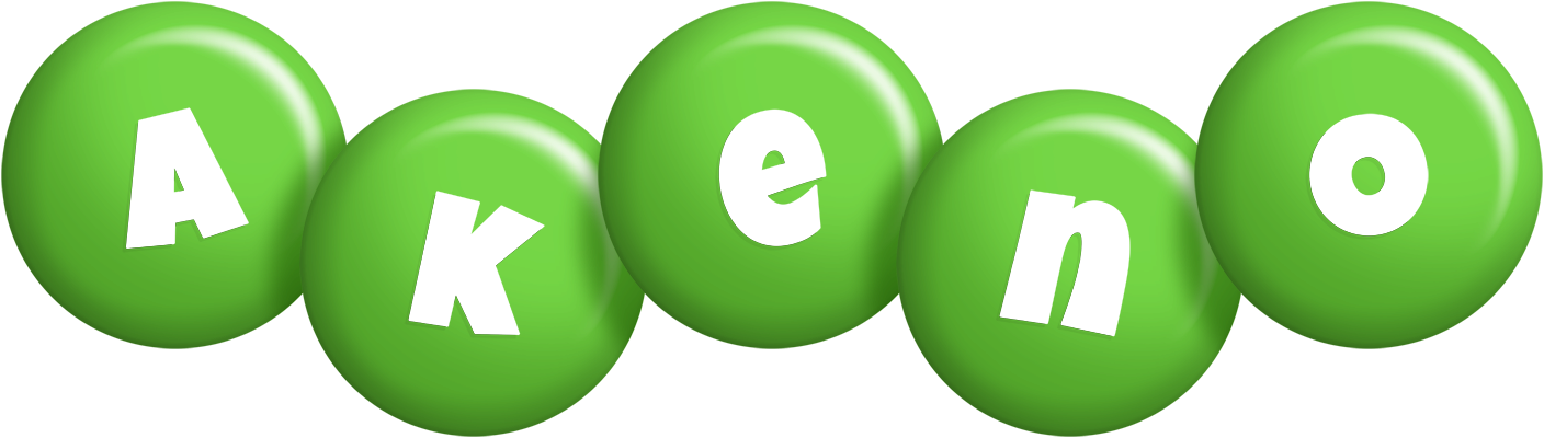 Akeno candy-green logo