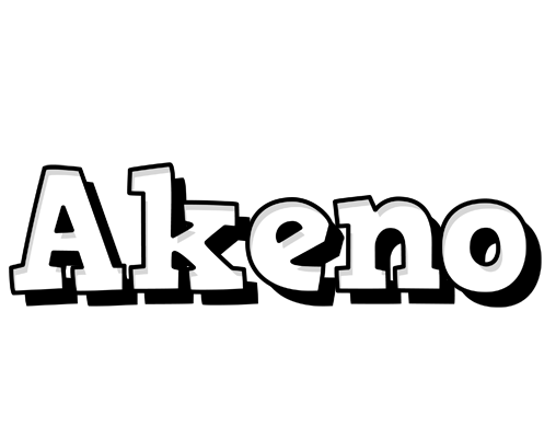 Akeno snowing logo