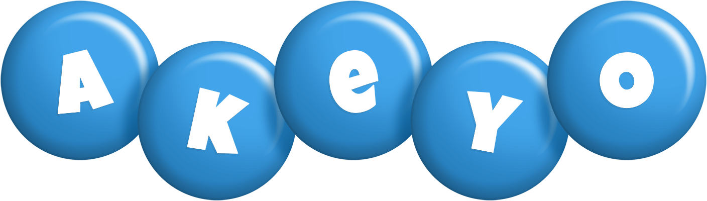 Akeyo candy-blue logo