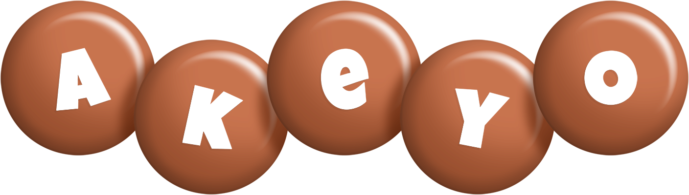 Akeyo candy-brown logo